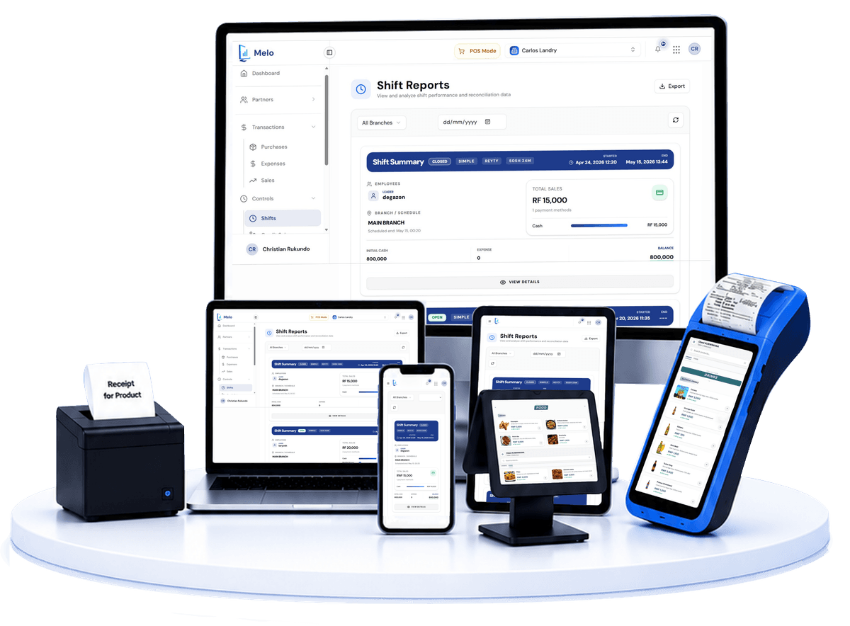 Melo products on multiple devices